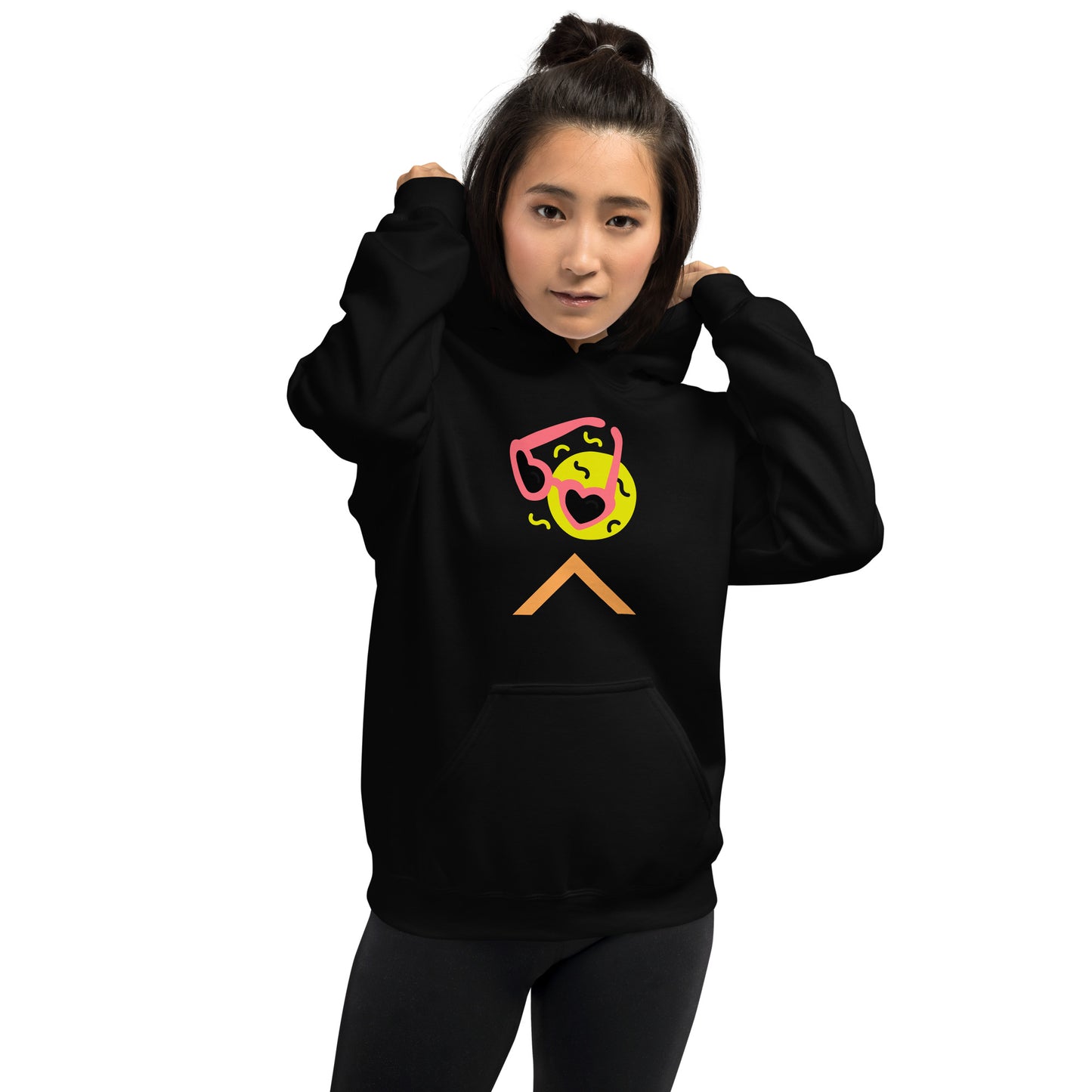 Sudadera con capucha Gafas