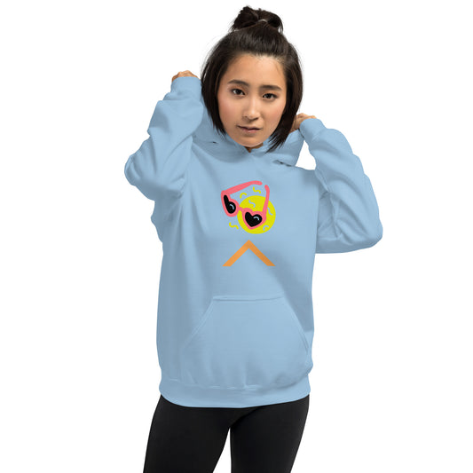 Sudadera con capucha Gafas